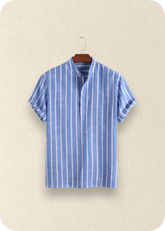 Bari Polo - Striped Polo Shirt