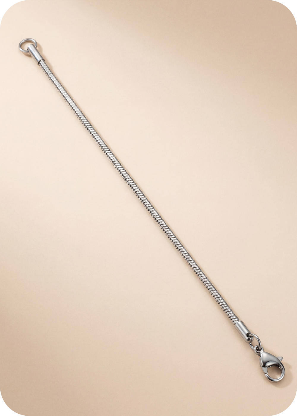 CL Men's Silver Bracelet