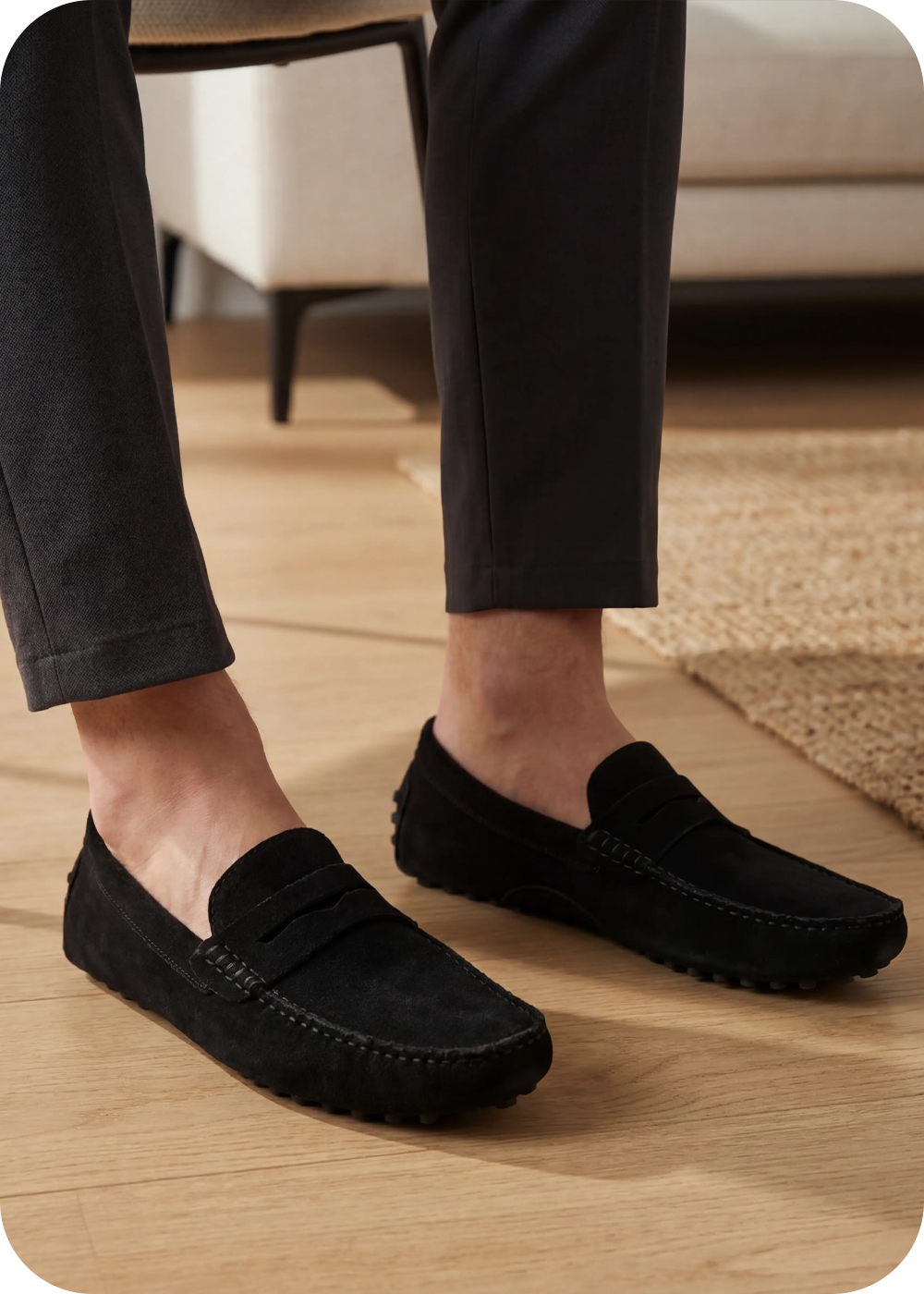 London Men's Suede Loafers