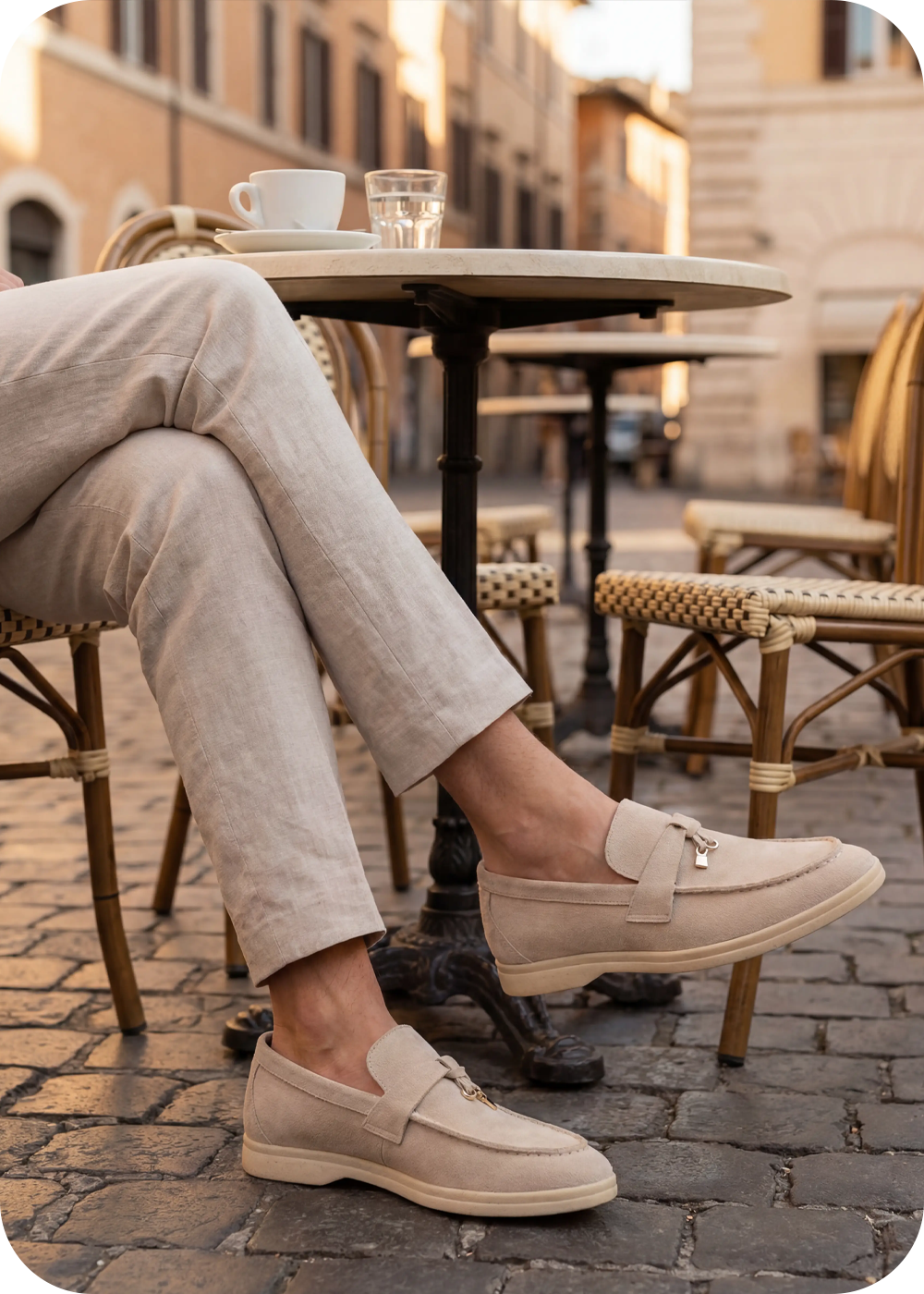 Firenze Men's Suede Loafers