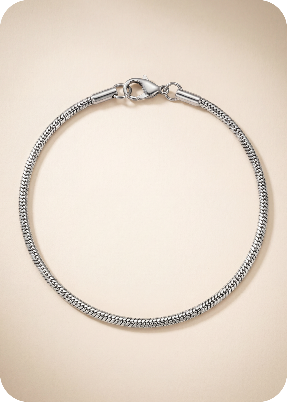 CL Men's Silver Bracelet