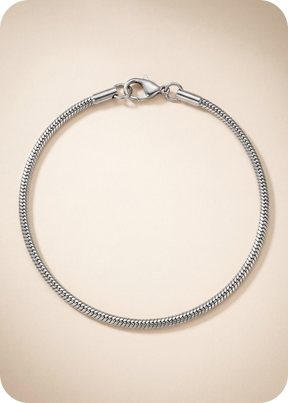 CL Men's Silver Bracelet