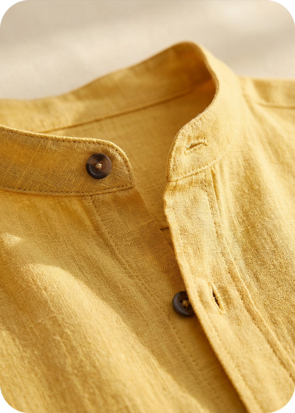 Porto Shirt - Men’s linen-cotton Shirt