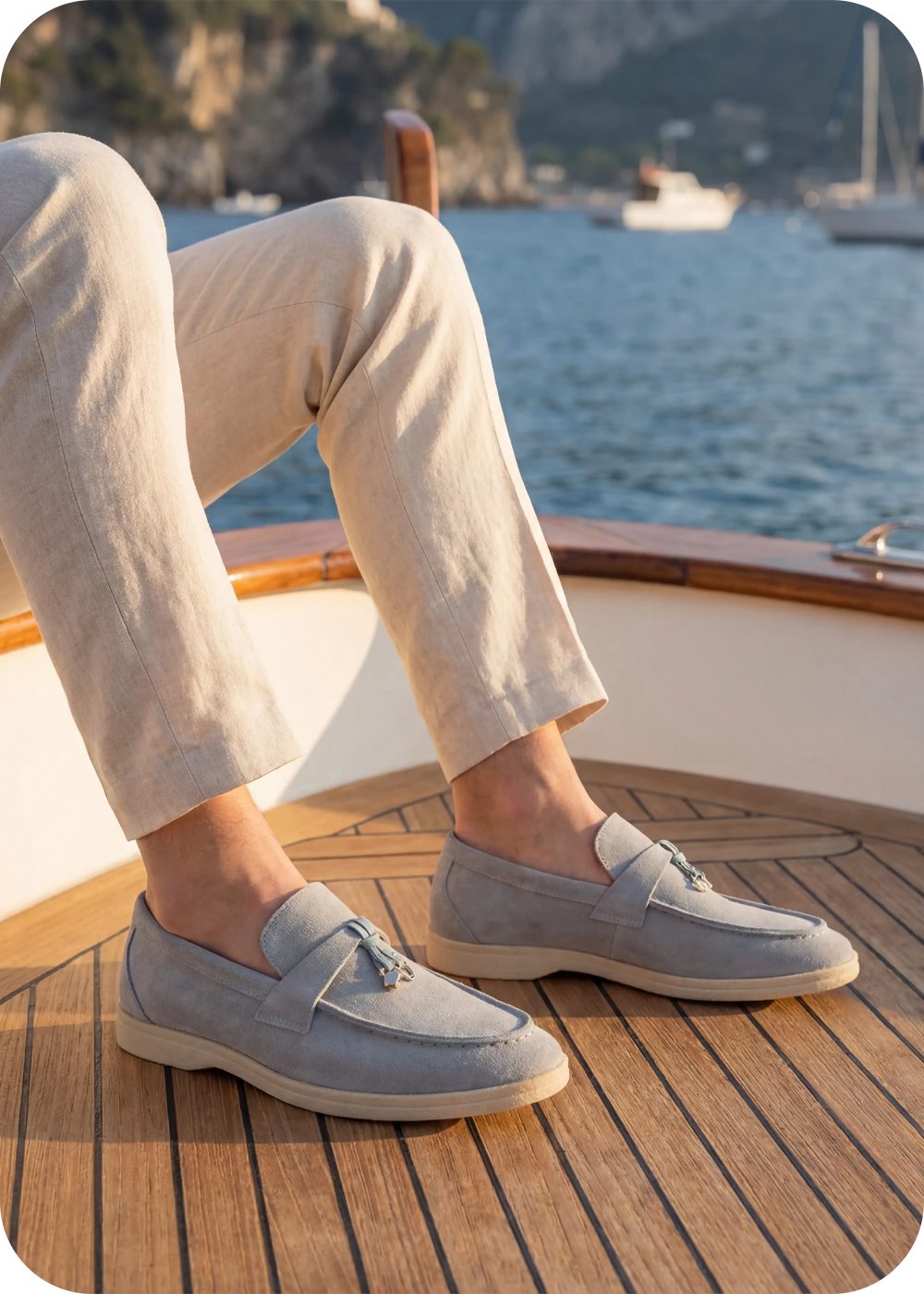 Firenze Men's Suede Loafers