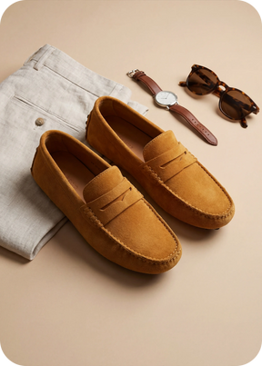London Men's Suede Loafers