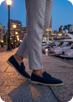 Firenze Men's Suede Loafers