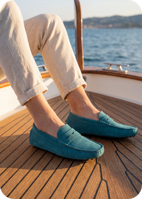 London Men's Suede Loafers