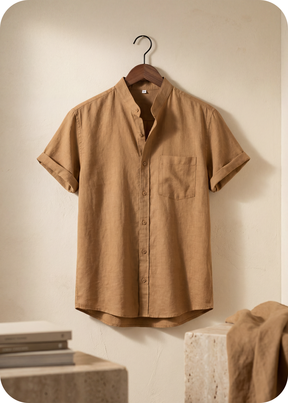 Porto Shirt - Men’s linen-cotton Shirt